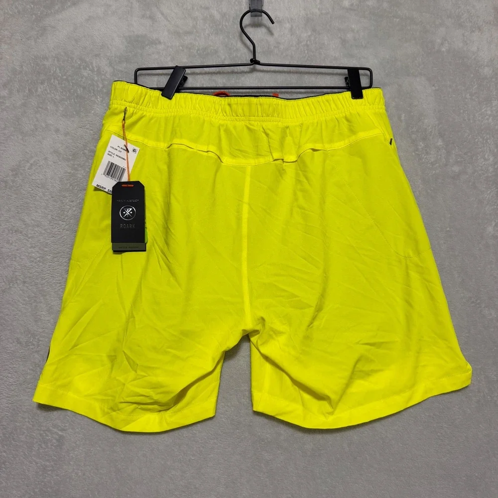 Roark Public Lands Bommer Mens Large Citron Yellow Run Amok 7